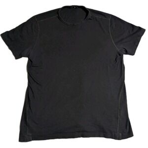 Robert Barakett T Shirt Mens L Black Short Sleeve Crew Neck Luxury Basic